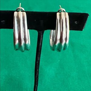 LOUIS VUITTON Vintage sterling EARRINGS